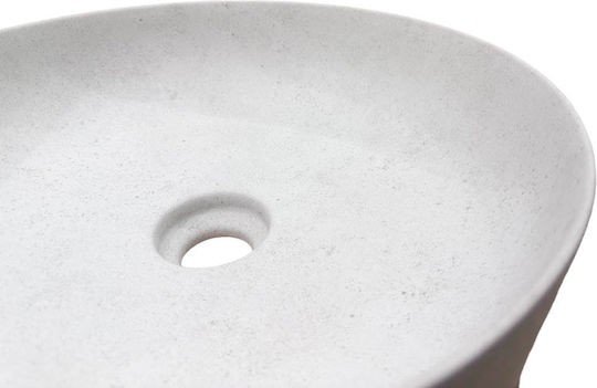 Rak Ceramics Επικαθήμενος Νιπτήρας Πορσελάνης 42x42cm Λευκός
