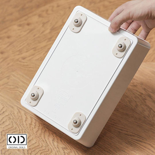 Roata de mobilier din Plastic Pvc White 4.5x2.7cm 4buc