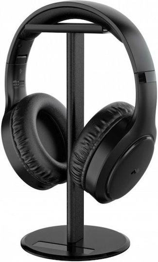 Meliconi 497334 Ασύρματα / Ενσύρματα Over Ear Ακουστικά με 30 ώρες Λειτουργίας Μαύρα