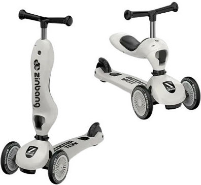 Scooter Παιδικό Πατίνι Τρίτροχο με Κάθισμα για 1-5 Ετών Γκρι