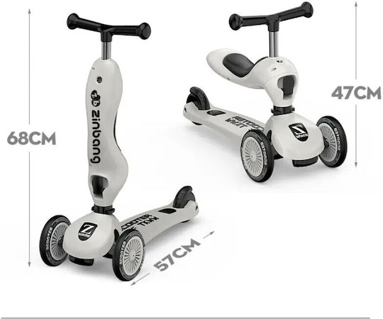 Scooter Παιδικό Πατίνι Τρίτροχο με Κάθισμα για 1-5 Ετών Πράσινο