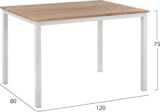 Goose Dining Room Table White 120x80x75cm Goose Dining Room Table White 120x80x75cm