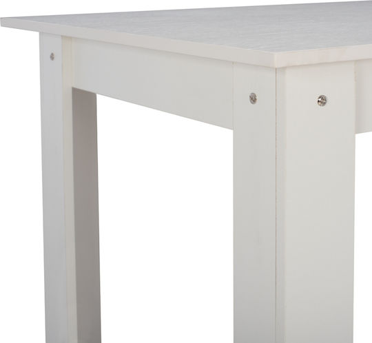 Kelvin Masă Bucătărie Alb 140x80x77buc