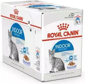 Royal Canin Indoor Υγρή Τροφή για Ενήλικες Γάτες σε Φακελάκι με Πουλερικά 85gr