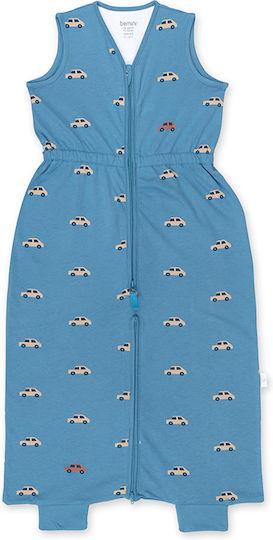 Bemini Sommer Schlafsack mit Füßen Magic 0.5 Tog Blue