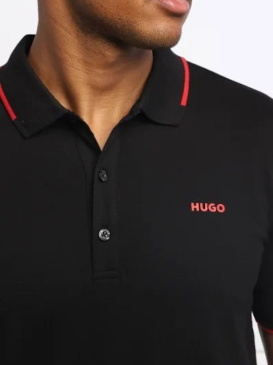 Hugo Boss Bluza Bărbătească Polo Black