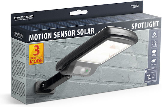 Phenom Montat pe perete Lampă Solară 5W 300lm cu Senzor de Mișcare IP65 26cmx11.5cmx4.2cmcm