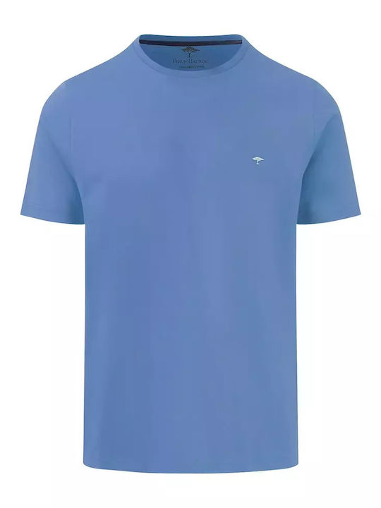 Fynch Hatton Herren T-Shirt Kurzarm Crystal Blue