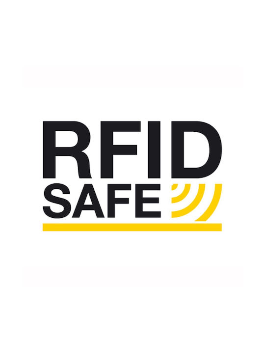 Δερμάτινο Ανδρικό Πορτοφόλι με RFID Μαύρο