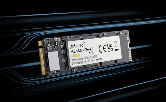 Intenso MI500 SSD 500GB M.2 Type with PCI Express 4.0 Connection 3836450