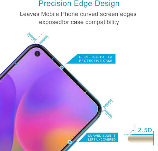 Realme C65 10бр. 0.26мм 9H 2.5D закалено стъкло за мобилен телефон