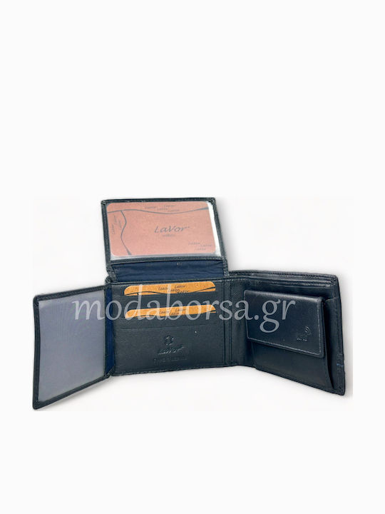 Δερμάτινο Ανδρικό Πορτοφόλι με RFID Μπλε