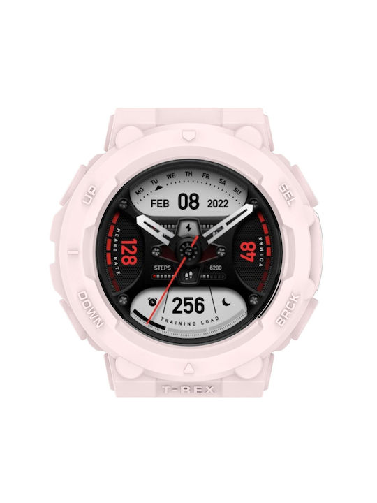 Amazfit T-rex 2 Armor Hollow Tpu Watch Case Light Pink
