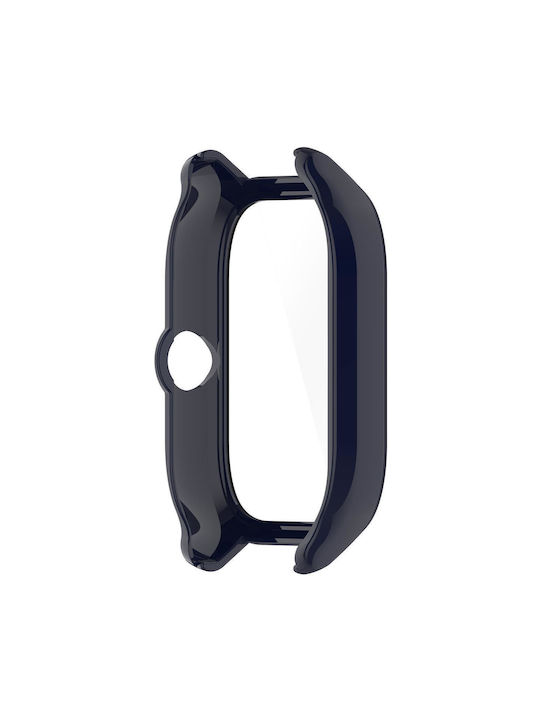 Amazfit Gts 4 Pc + Tempered Glass Integrated Protective Watch Case Ink Blue