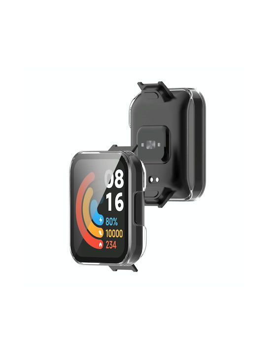 Xiaomi Redmi Watch 2 Lite Film de protecție din sticlă întărită pentru PC, carcasă complet închisă, verde