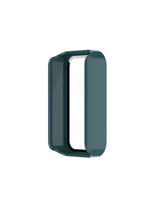 Xiaomi Redmi Smart Band Pro Pc + Tempered Glass Watch Protective Case Pine Needle Green