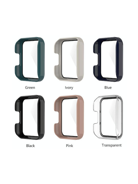 Xiaomi Redmi Watch 2 Lite Film de protecție din sticlă întărită pentru PC, carcasă complet închisă, verde