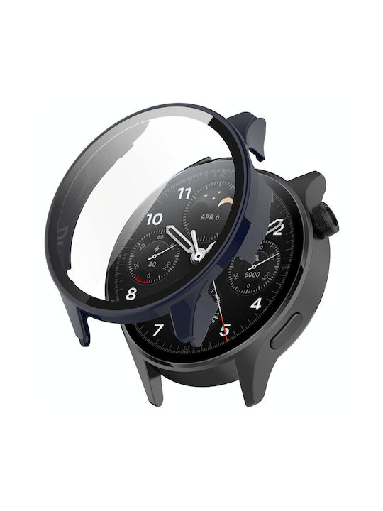 Xiaomi Watch S1 Pro Tempered Glass Film Pc Watch Case Ink Blue