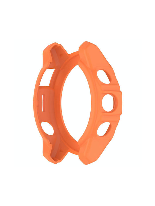 Garmin Epix Pro 42mm Fenix 7s 7s Pro Armored Tpu Half Wrapped Watch Protective Case Orange