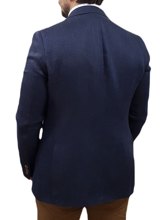 Men's Summer Suit Jacket Blue
