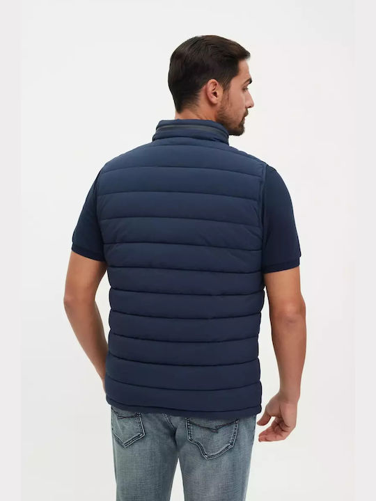 Beneto Maretti Ärmellos Herren Jacke Lässig Dark Blue