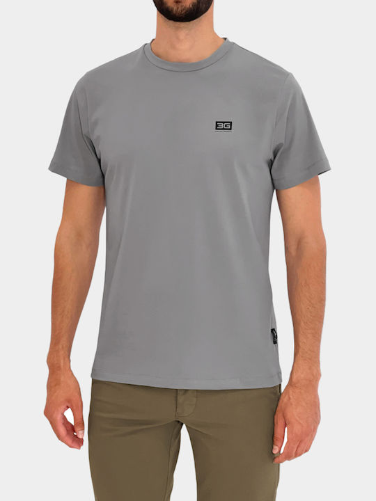 3Guys Men's Short Sleeve T-shirt Gray