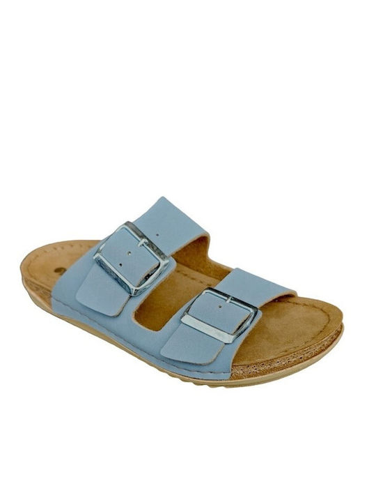 Inblu Women's Flat Sandals in Light Blue Color