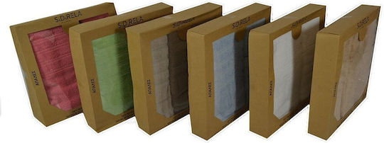 Sidirela Set of Towels 3 pcs Line Gray