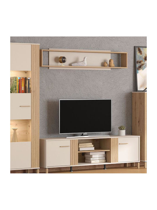 Shelf Wall Belfort Zp Cashmere-artisan Oak 151x20x32cm