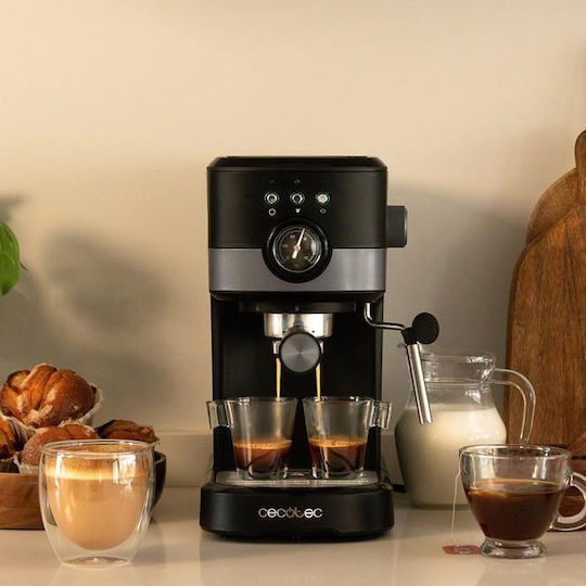 Cecotec Power Espresso Pecan Pro Mașină de Espresso 1100W Presiune 20bar Neagră