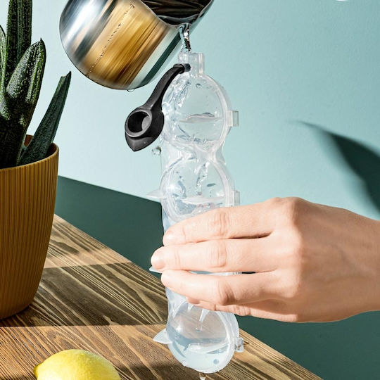 Gadget Master Παγοθήκη Στρογγυλά Πλαστική 4 Θέσεων Μπλε