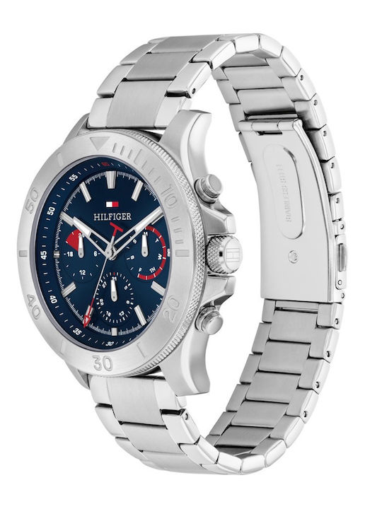 Tommy Hilfiger Bryan Ceas Cu Baterie Cu Brățară Din Metal