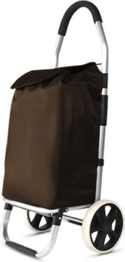 Shopping Trolley Burgundy 100x45x40cm
