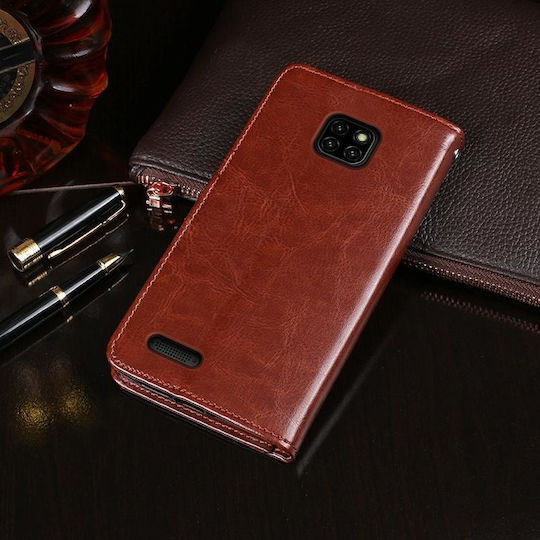 Ulefone Note 7 Idewei Crazy Horse Texture Horizontal Flip Leather Case Holder & Card Slots & Wallet Rose Red