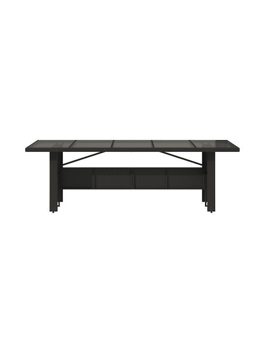 Tisch Stabil Black 240x90x75cm