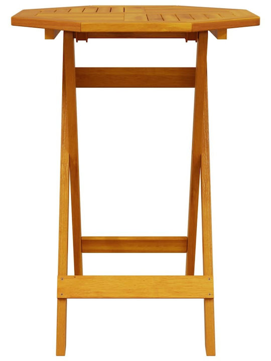Garden & Terrace Table from Acacia Foldable Acacia 60x60x75cm