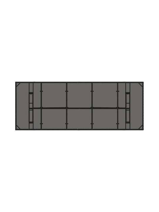 Tisch Stabil Black 240x90x75cm