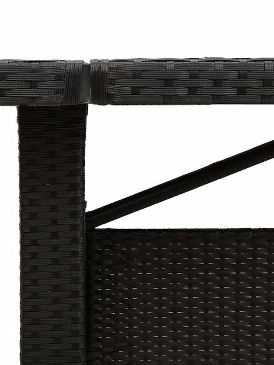 Tisch Stabil Black 240x90x75cm