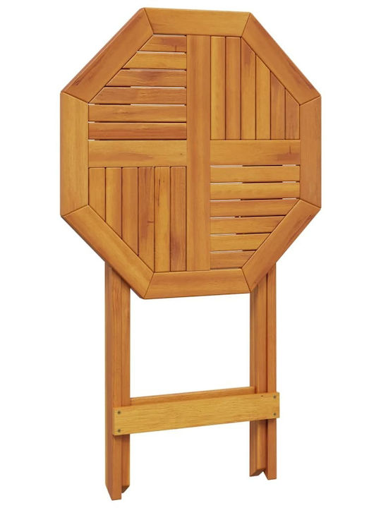 Garden & Terrace Table from Acacia Foldable Acacia 60x60x75cm