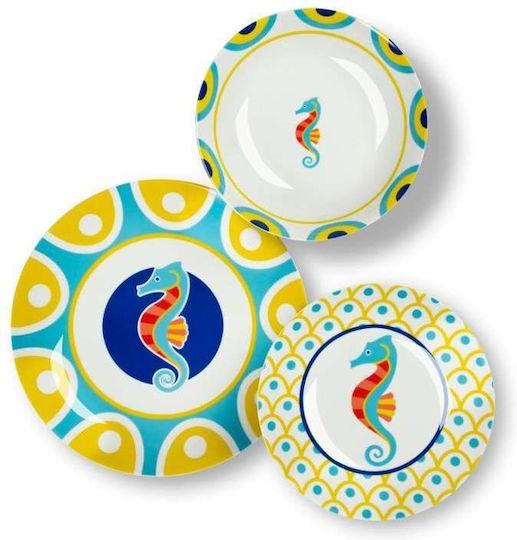 Excelsa Alb Porțelan Set de Vase 18buc