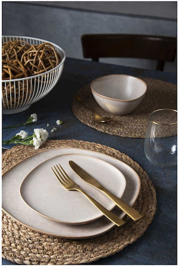 Excelsa Beige Ceramic Dinnerware Set 12pcs