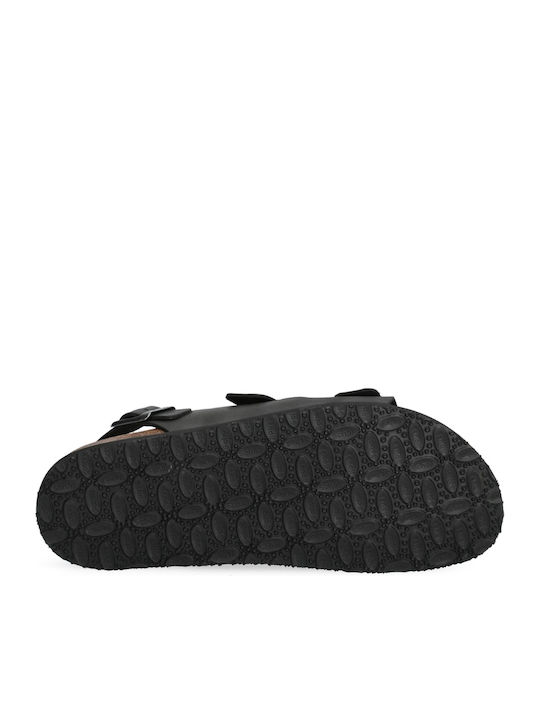 Gaston Leder Herrensandalen in Schwarz Farbe