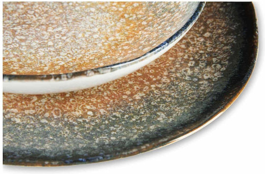 Excelsa Farfurie Deșert Ceramică Alb cu Diametru 20cm