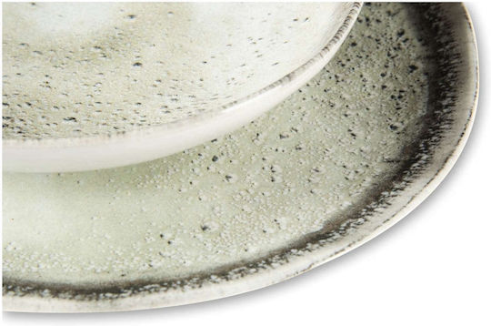 Excelsa Teller Suppe Keramik Weiß mit Durchmesser 21cm