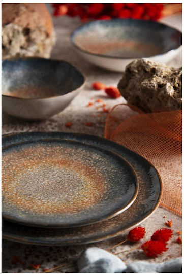 Excelsa Farfurie Deșert Ceramică Alb cu Diametru 20cm