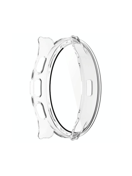 Garmin Venu 3s Pc + Tempered Glass Film Integrated Watch Case Transparent White