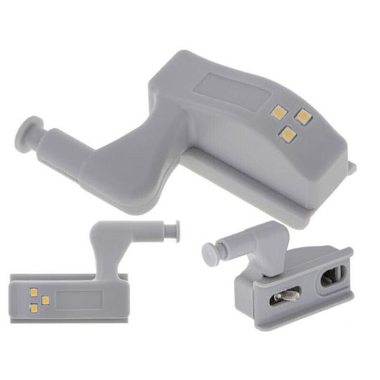 Set 15 Pieces Furniture Handles Led Lighting Gray 7.5 X 4 X 2 Cm