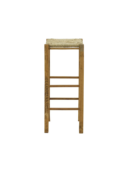 Stool Bar Wooden Bodier Brown 35x35x78cm