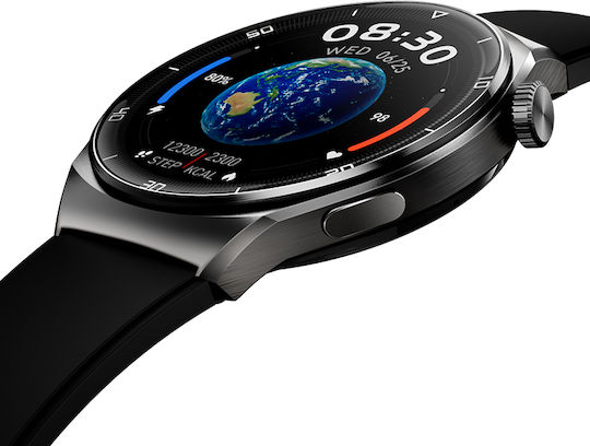 QCY GT S3 Smartwatch with Heart Rate Monitor (Black)