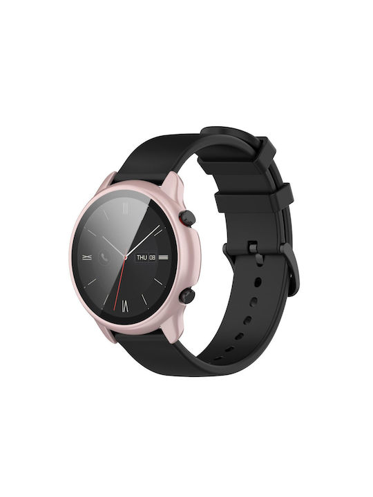 Amazfit Gtr 2 Esim Tempered Glass + Pc Integrated Protective Case Rose Gold